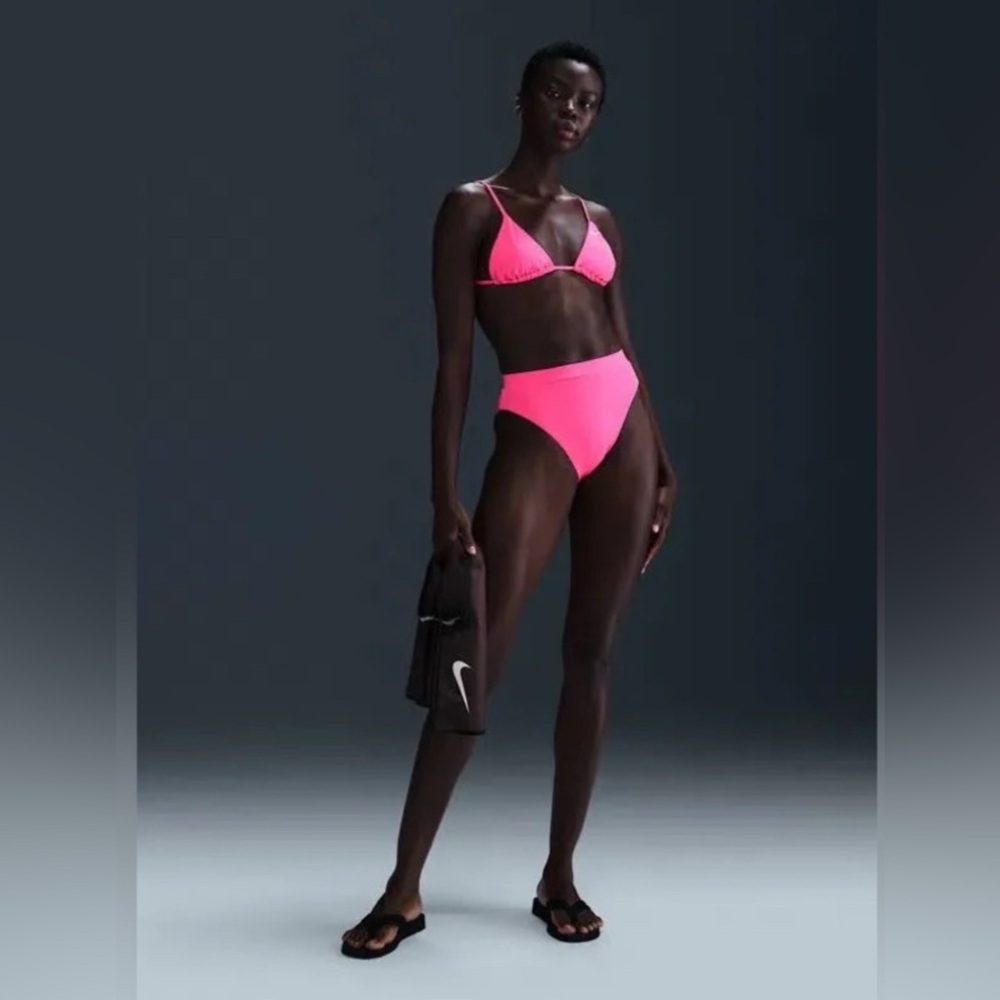 NWOT! Nike orange-red Women's Swim bikini bottom. XS in stock!